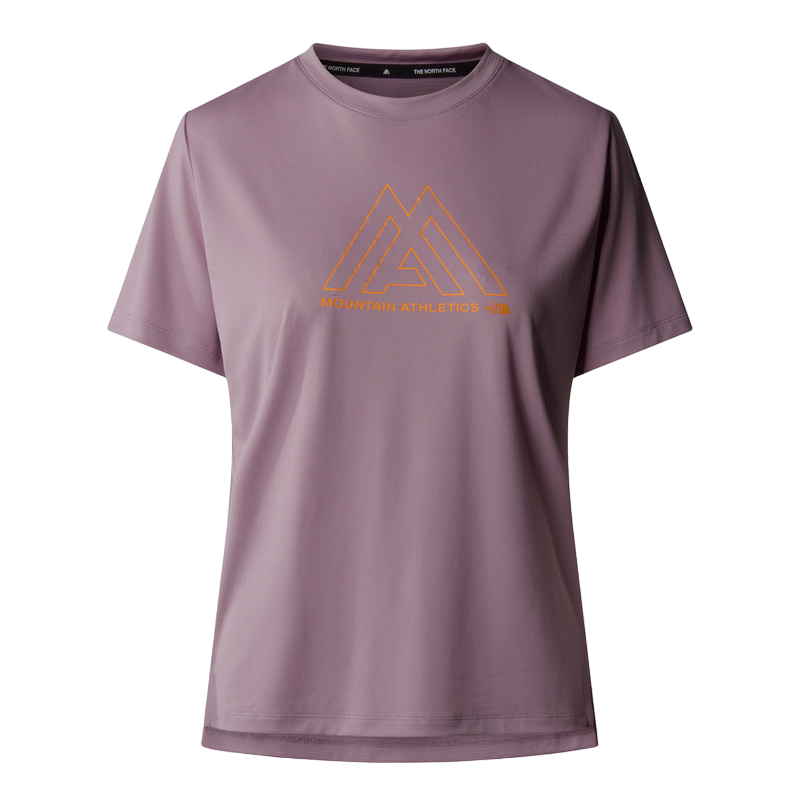 The North Face maglietta manica corta da donna Mountain Athletics Flex NF0A89443OX viola
