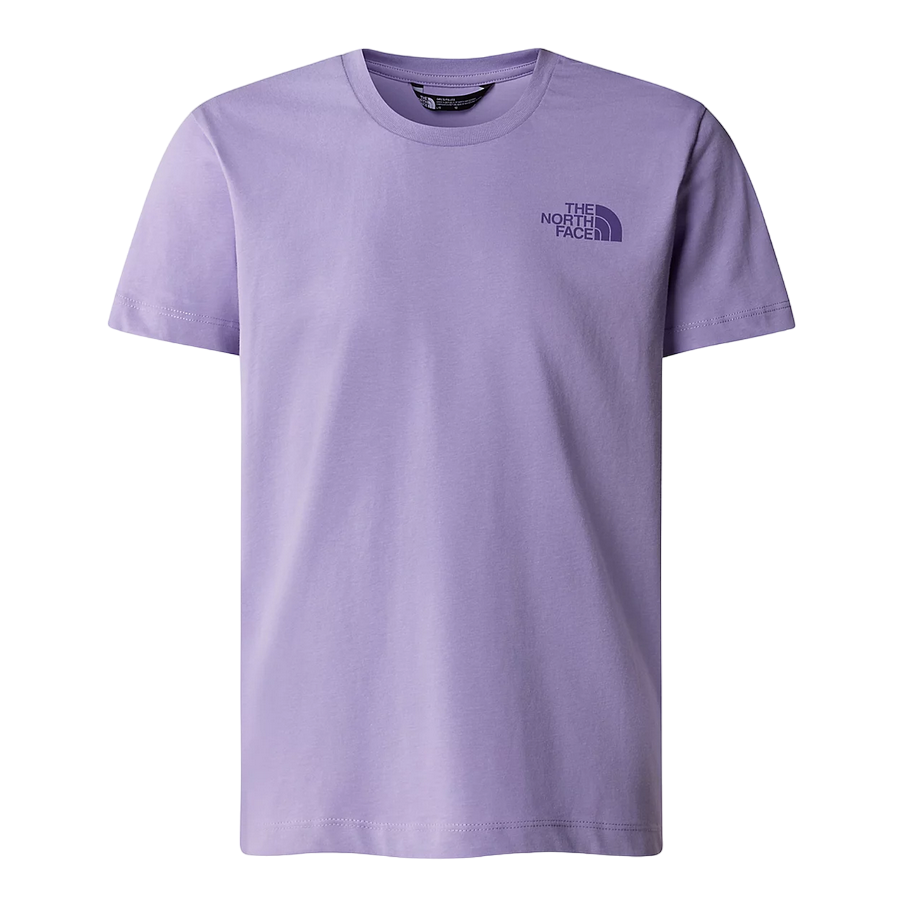 The North Face maglietta manica corta da ragazza Relaxed Graphic NF0A87BCPJO1 viola