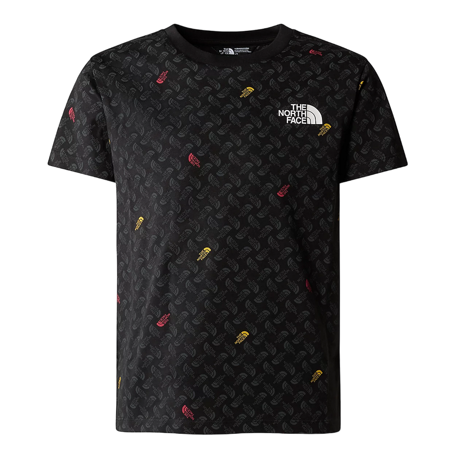 The North Face maglietta manica corta da ragazzi Simple Dome NF0A8871U8I nero