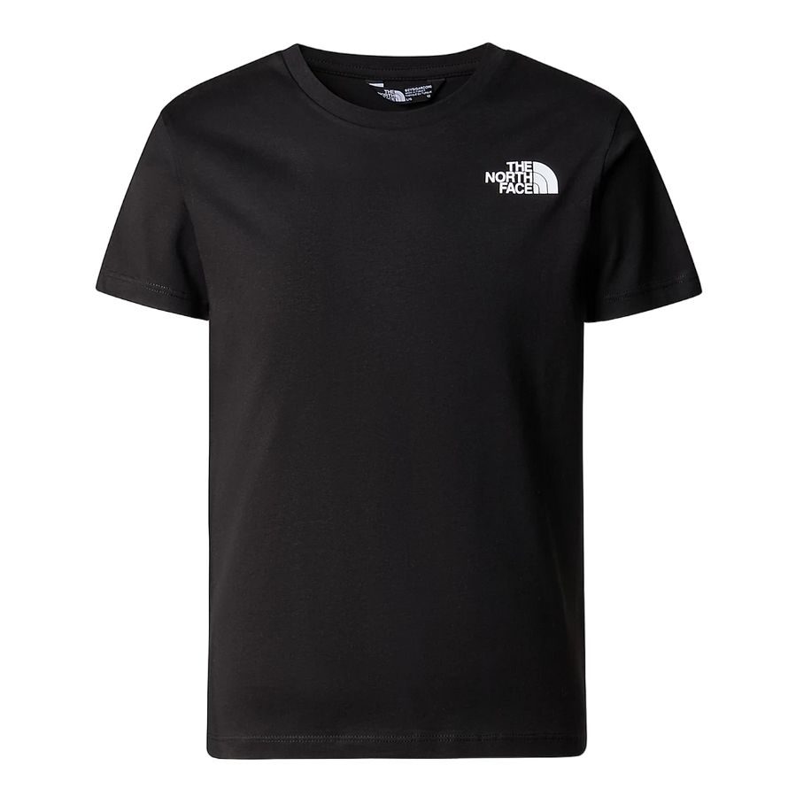The North Face maglietta manica corta da ragazzo Redbox NF0A87T5JK3 nero