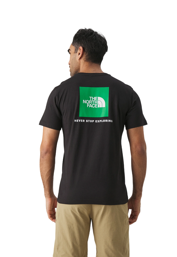 The North Face maglietta manica corta da uomo Redbox NF0A87NPYQI1 nero smeraldo