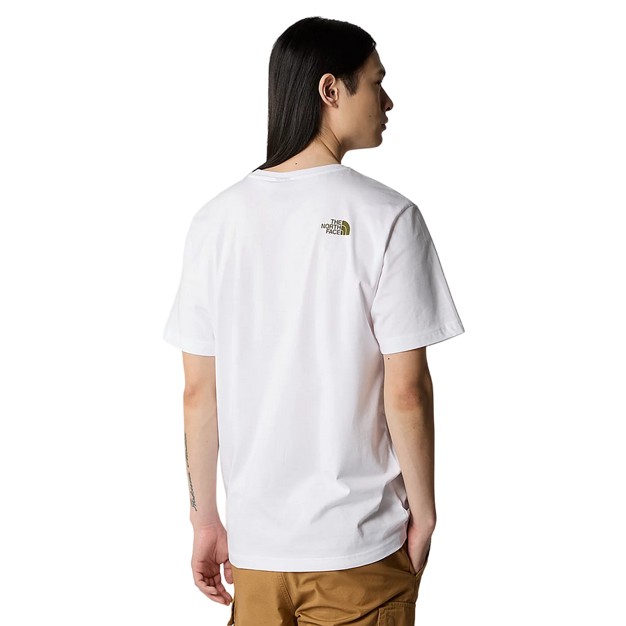 The North Face maglietta manica corta da uomo Rust 2 NF0A87NWFN41 bianco