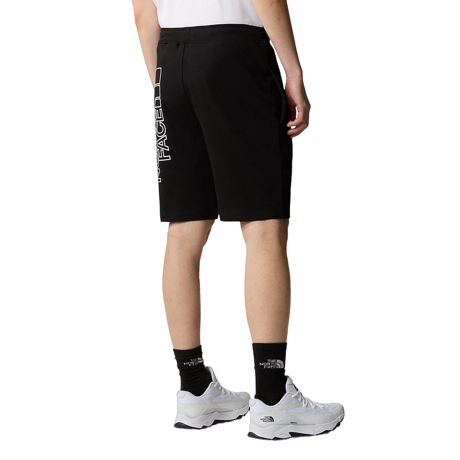 The North Face pantaloncino sportivo da uomo Graphic Light NF0A3S4FJK31 nero