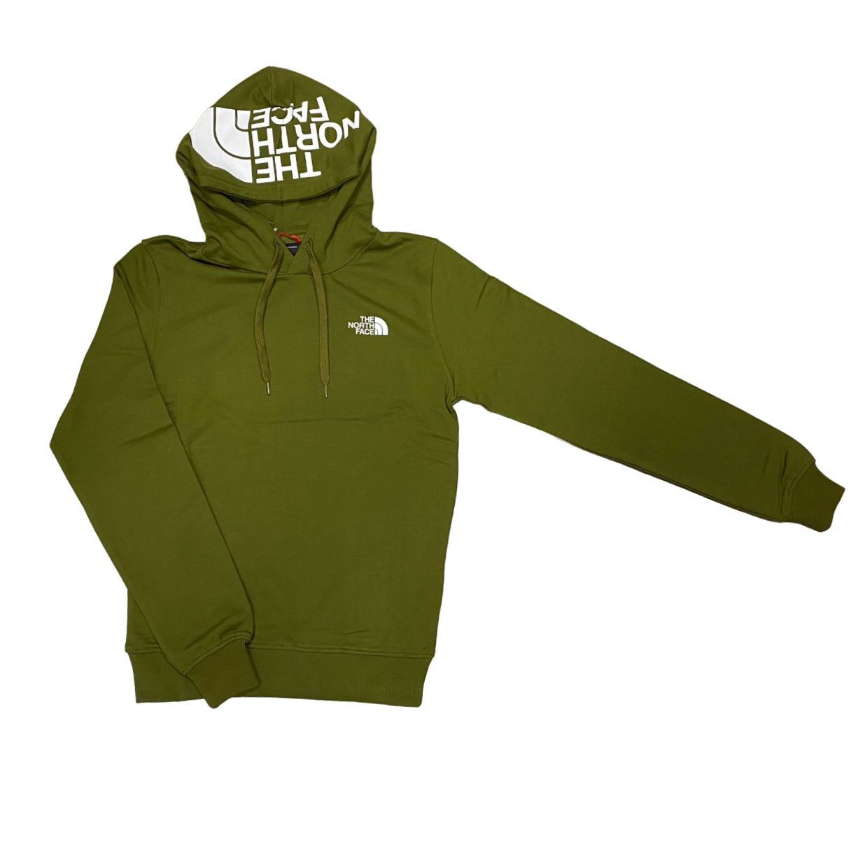 The North Facfelpa da uomo con cappuccio in cotone leggero Seasonal Drew Peak NF0A2S57PIB1 verde oliva