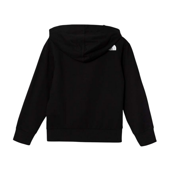 The North Face Felpa con cappuccio da ragazza in cotone leggero NF0A877QJK3 nero
