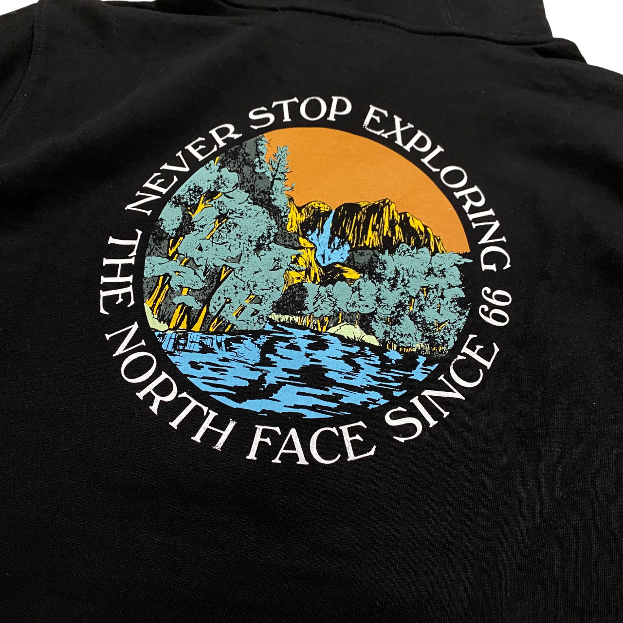 The North Face Felpa da uomo Seasonal Graphic Hood con cappuccio e stampa sul retro NF0A7X1PJK31 black