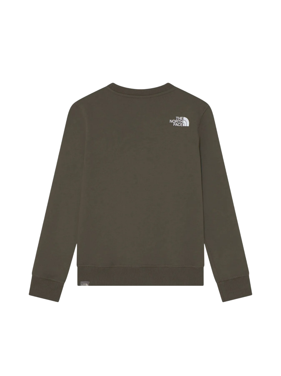 The North Face Felpa girocollo per ragazzi Teens Box Crew NF0A7X5921L1 new taupe green