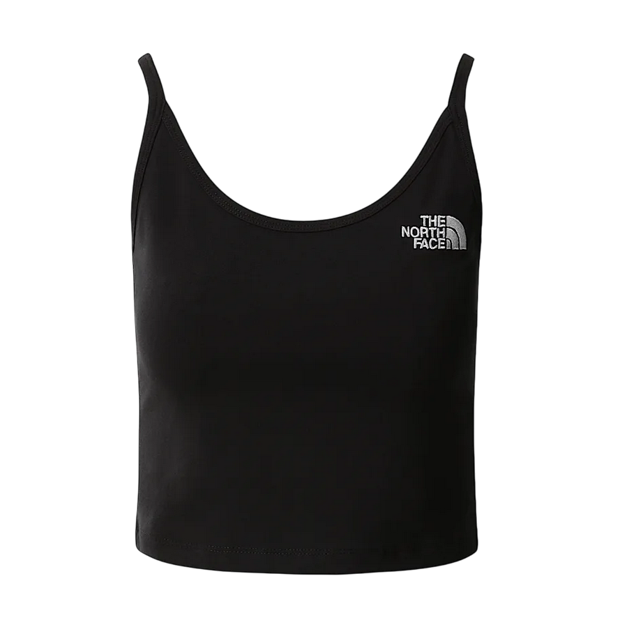 The North Face canotta da donna aderente Slim Crop Tank NFA55AQJK3 nero