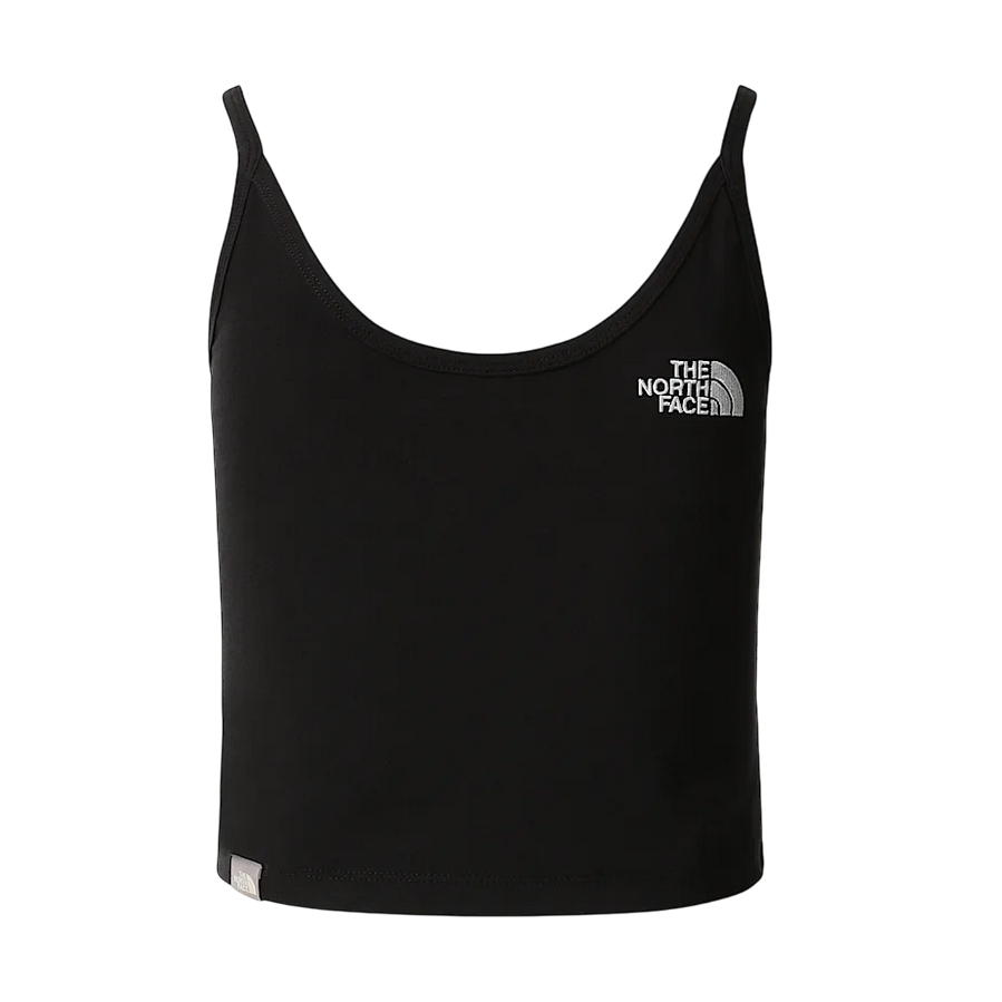 The North Face canotta da donna aderente Slim Crop Tank NFA55AQJK3 nero
