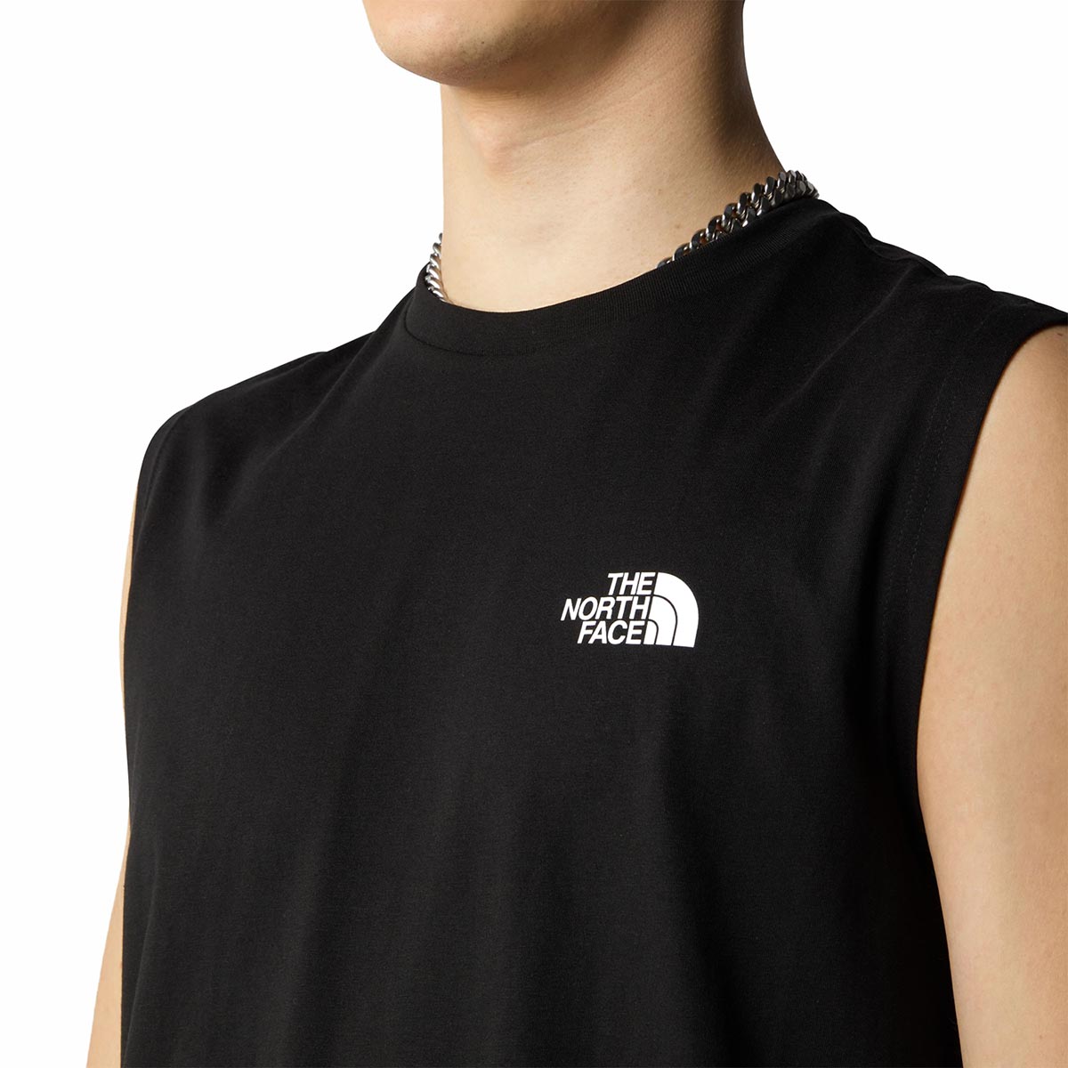 The North Face canotta da uomo Simple Dome NF0A87R3JK3 nero