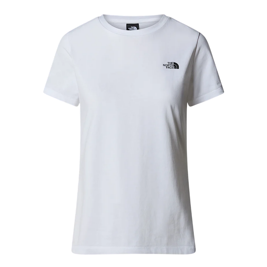 The North Face maglietta manica corta da donna Simple Dome Slim NF0A87NHJK3 bianco