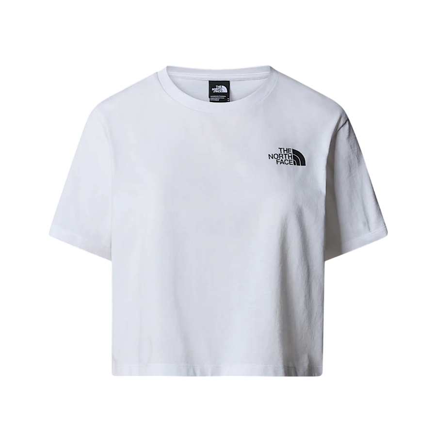 The North Face maglietta manica corta da donna Simple Dome Slim NF0A87U4FN4 bianco