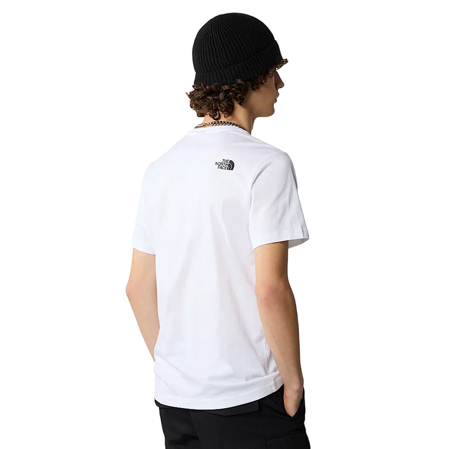 The North Face maglietta manica corta da uomo Never Stop Exploring NF0A87NSFN4 bianco