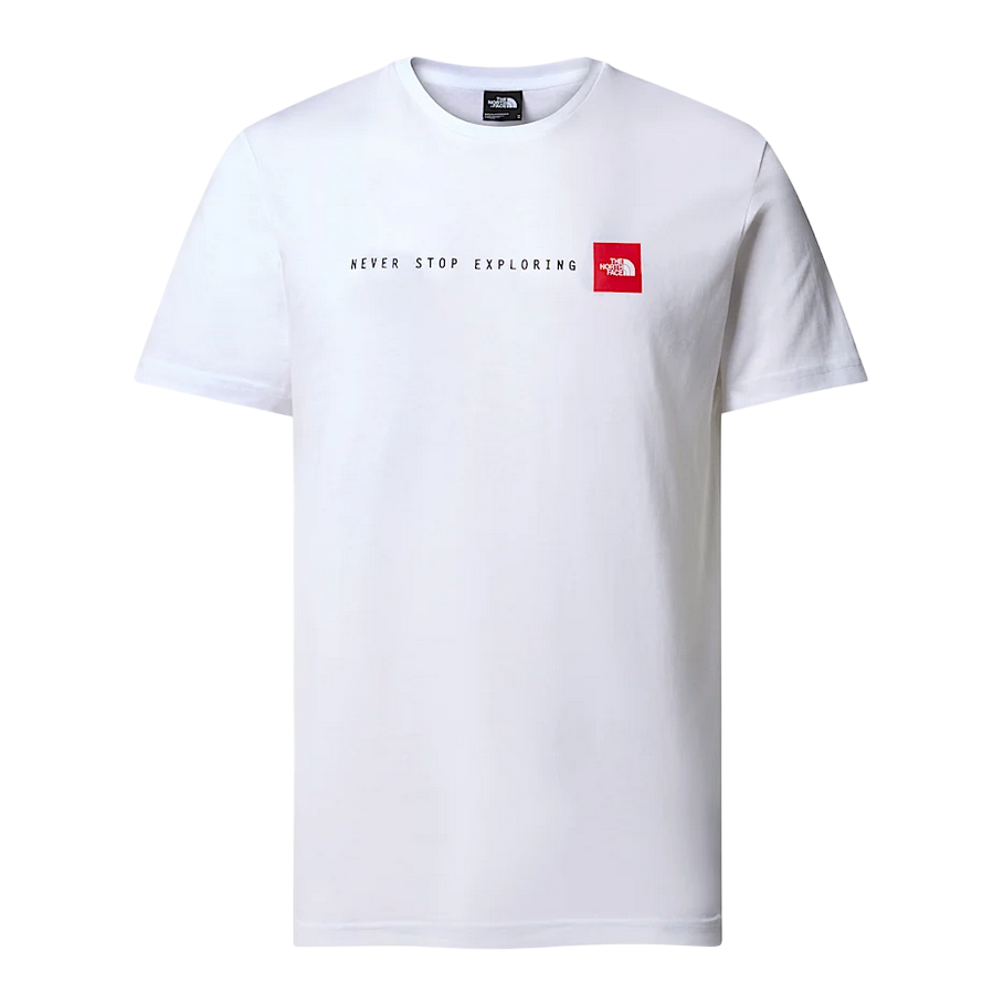The North Face maglietta manica corta da uomo Never Stop Exploring NF0A87NSFN4 bianco