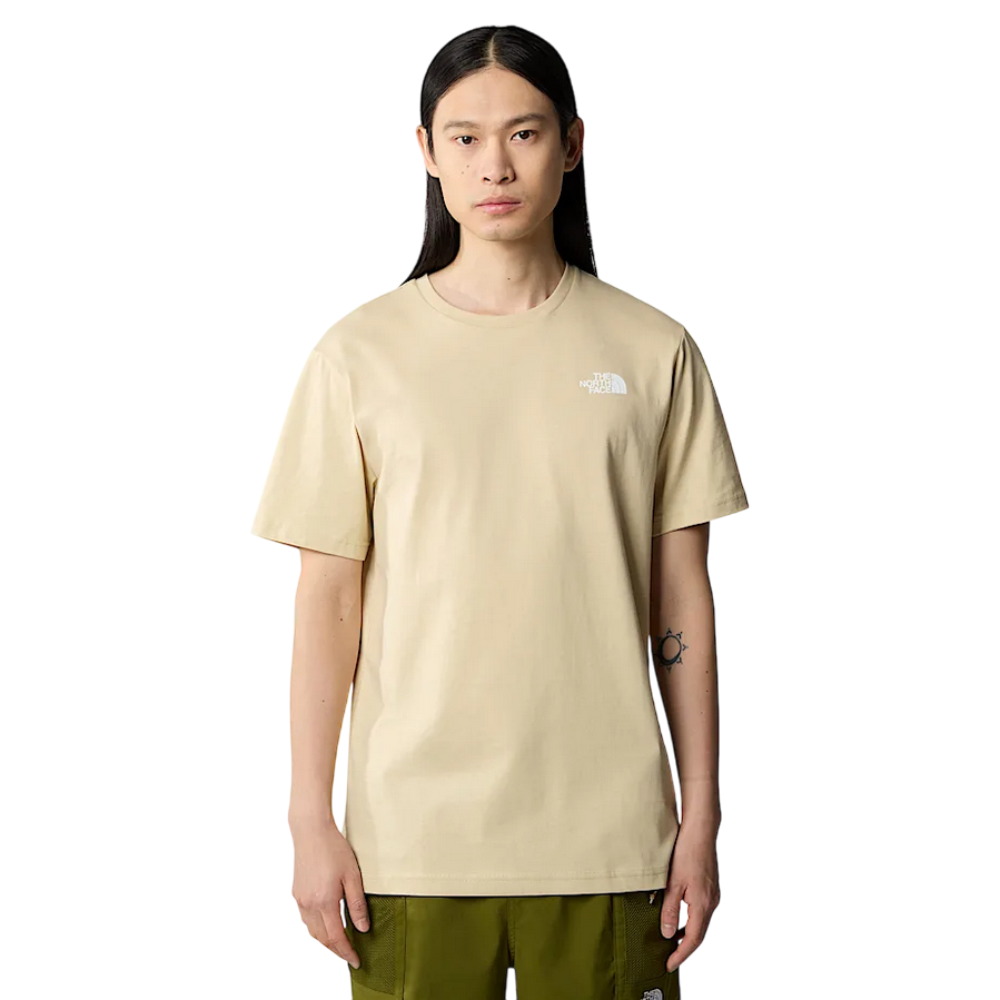 The North Face maglietta manica corta da uomo Redbox NF0A87NP3X4 ghiaia