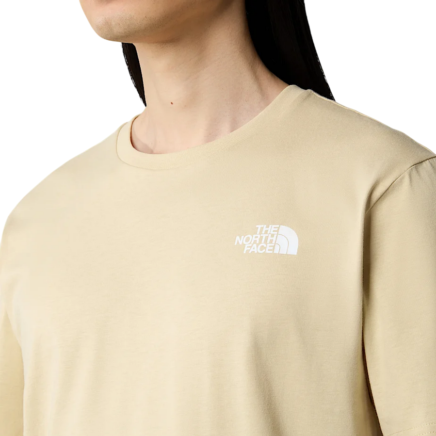 The North Face maglietta manica corta da uomo Redbox NF0A87NP3X4 ghiaia