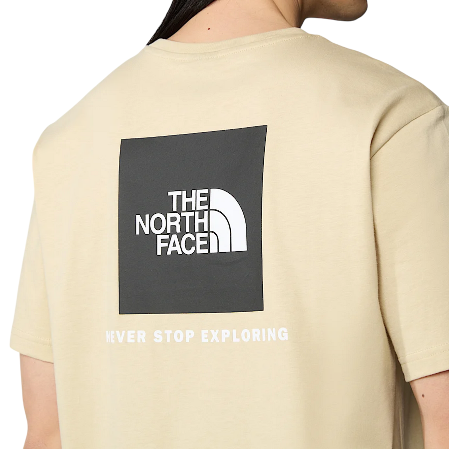 The North Face maglietta manica corta da uomo Redbox NF0A87NP3X4 ghiaia