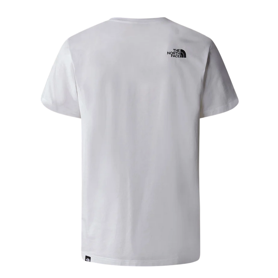 The North Face maglietta manica corta da uomo Simple Dome NF0A87NGFN4 bianco
