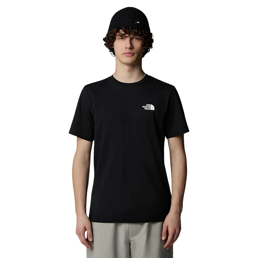 The North Face maglietta manica corta da uomo Simple Dome NF0A87NGJK3 nero