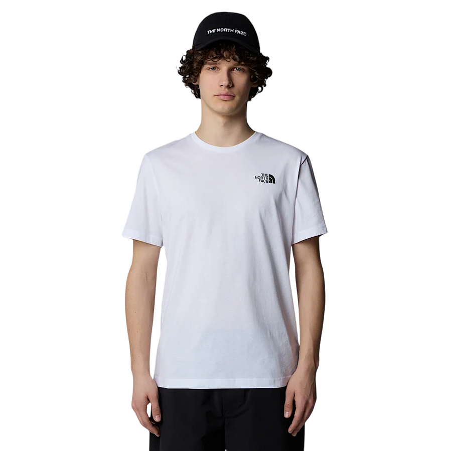 The North Face maglietta manica corta da uomo Simple Dome NF0A87NPFN4 bianco
