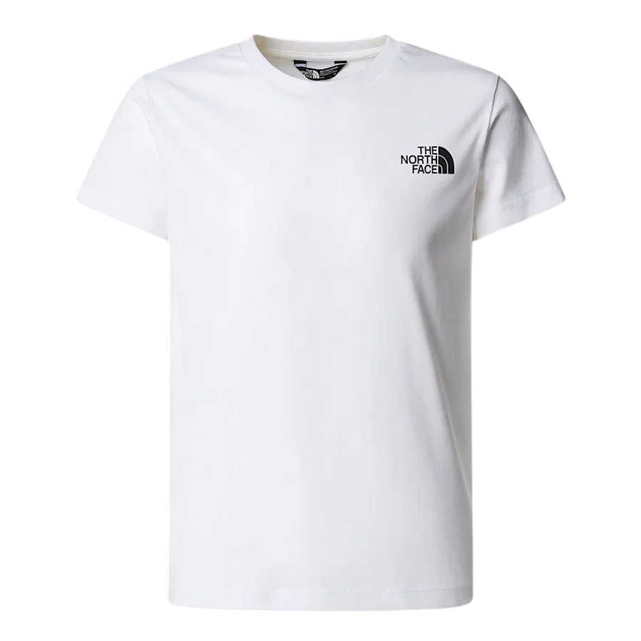 The North Face maglietta manica corta junior Box NSE NF0A89VTFN4 bianco