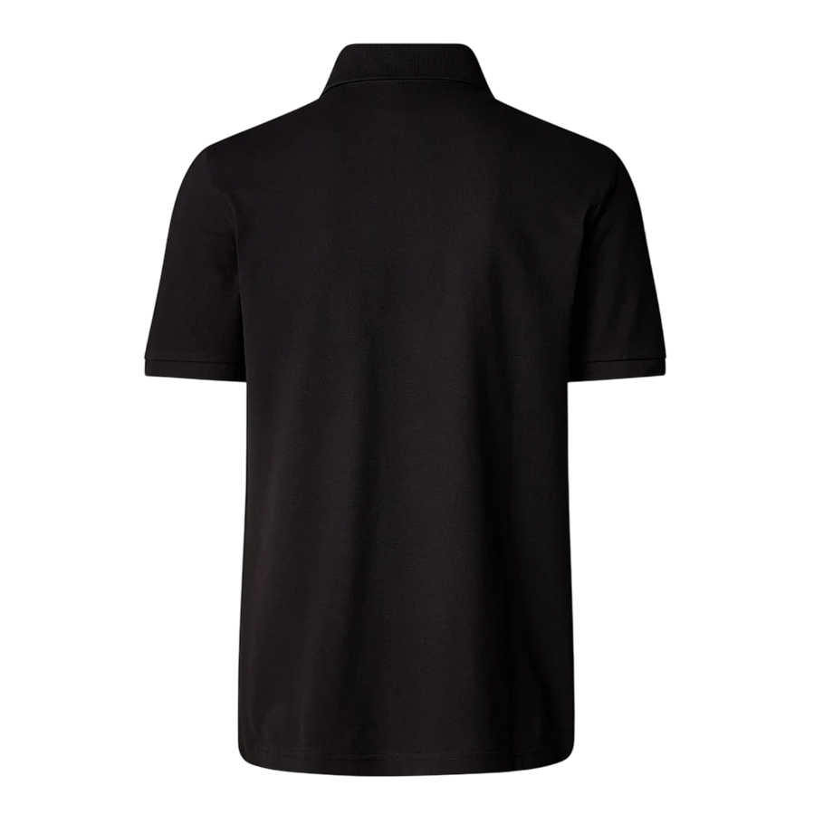 The North Face polo manica corta da uomo in cotone piquet Essential NF0A8C1PJK3 nero