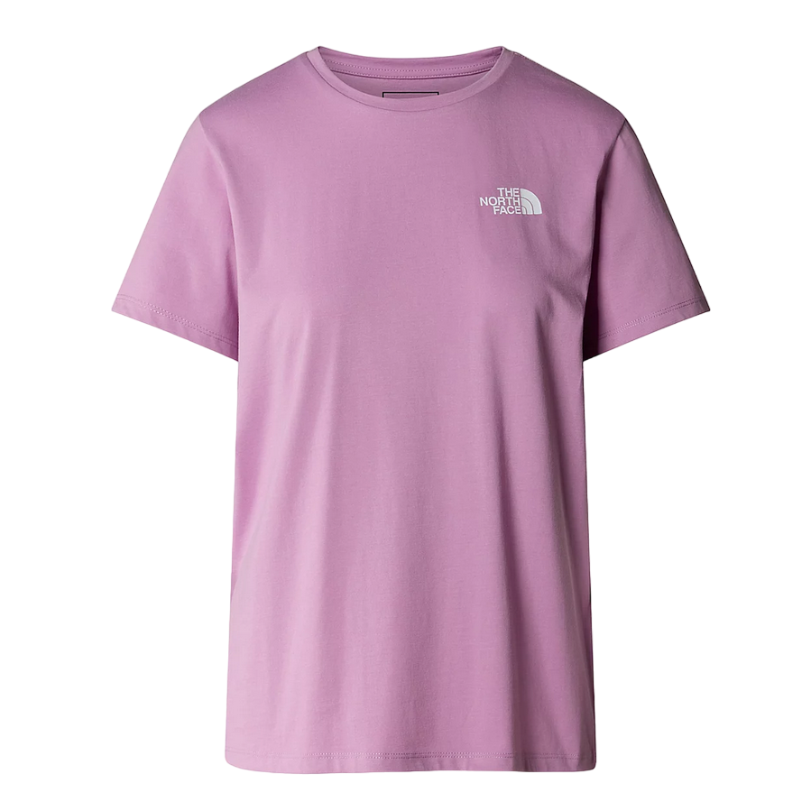 The north Face maglietta manica corta da donna Foundation Mountain NF0A882VPO2 viola