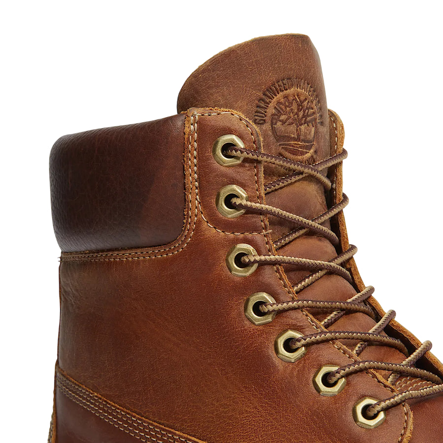 Timberland Stivale Impermeabile Timberland Premium 6-Inch da Uomo TB127094214 marrone particolare laccio imbottitura cavisglia