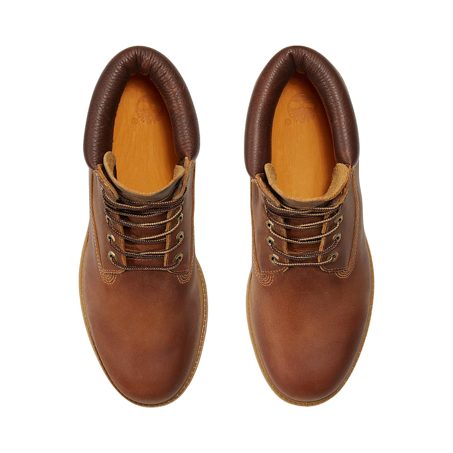 Timberland Stivale Impermeabile Timberland Premium 6-Inch da Uomo TB127094214 marrone tomaia in pelle
