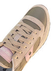 Tomaia Saucony Jazz Triple Verde-Rosa - Mix Materiali e Colori Vivaci