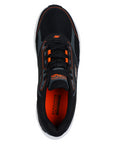 Dettaglio tomaia Skechers GO RUN Consistent 2.0 in mesh tecnico nero per traspirabilità e performance