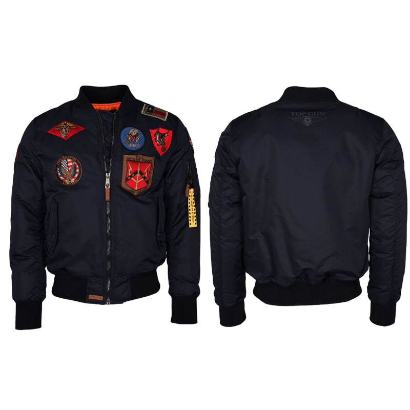 Top Gun Giubbotto Bomber da uomo 01G0103 001 nero