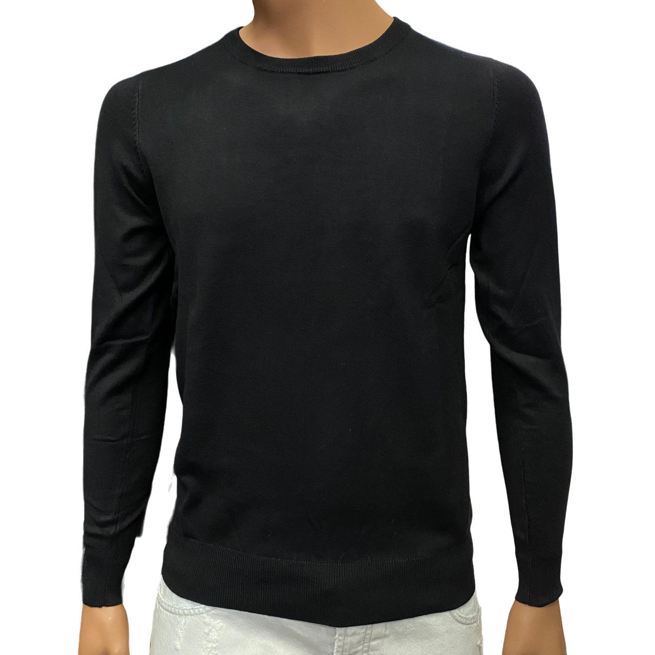 Trez maglia girocollo da uomo Manfred M48501 747 nero