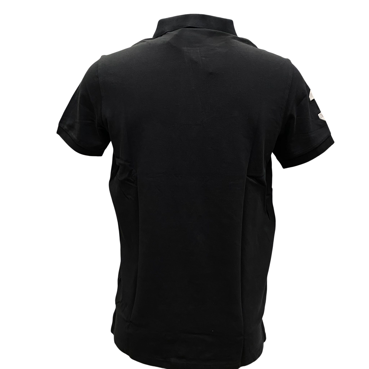 U.S.Polo Assn. Polo manica corta da uomo in cotone piquet con retrocollo a contrasto Kory US41197004 199 nero