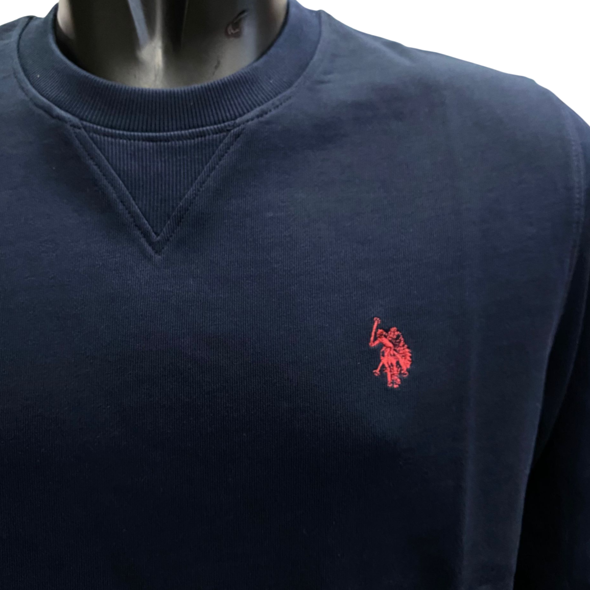 U.S.Polo Assn. felpa girocollo da uomo Max US41187001 179 blu