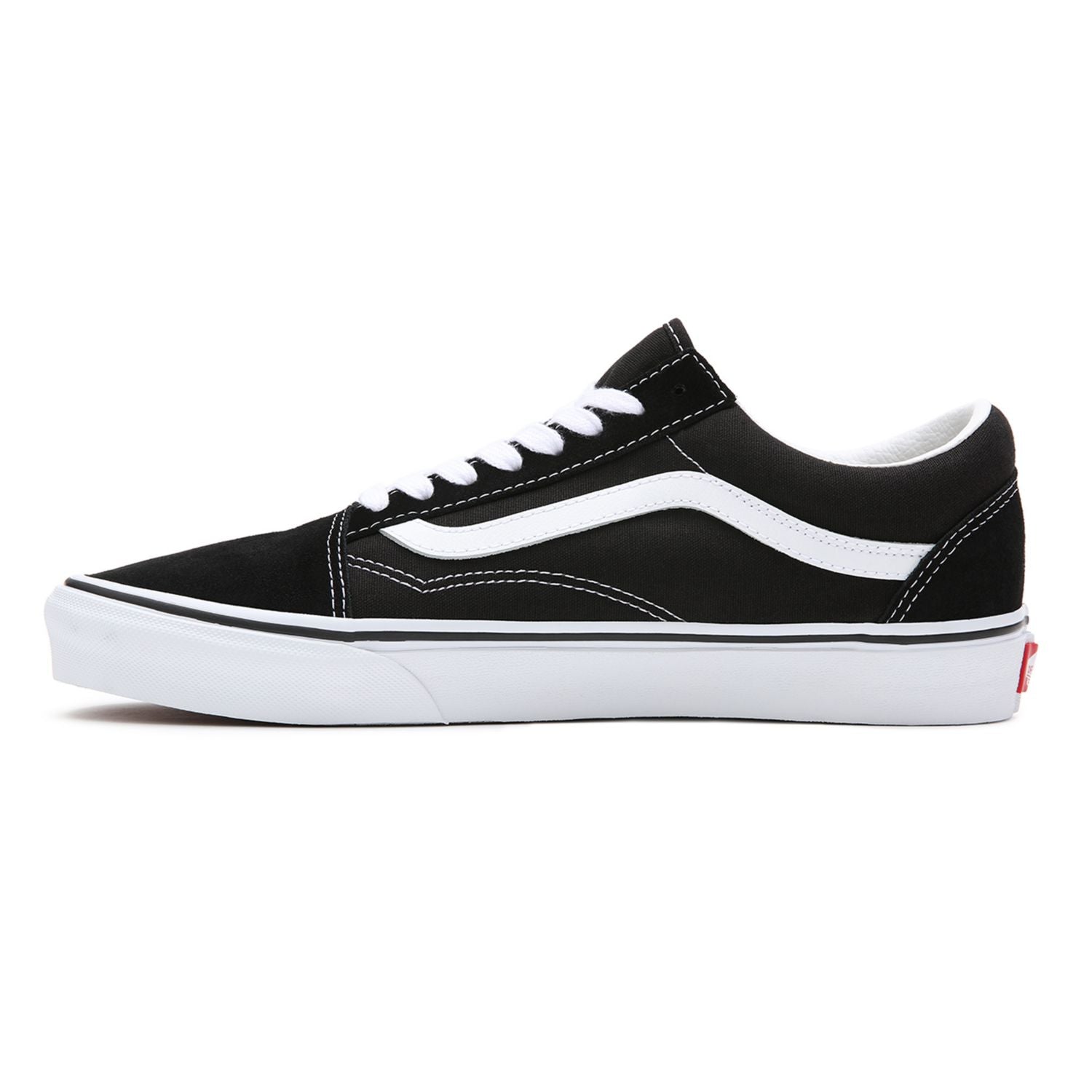 Vans adult sneakers shoe with wide sole Old Skool Wide VN0000T8BMX black-white