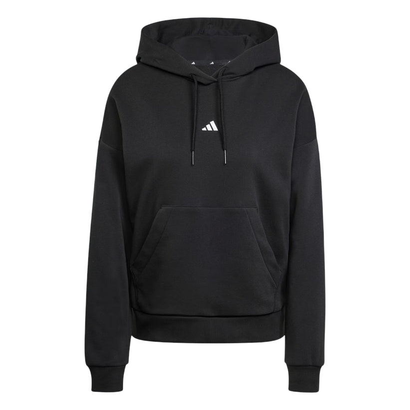 Adidas Felpa da donna cappuccio Essentials Small Logo Feel Cozy JN1861 nero