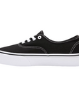 Vans Authentic Platform nere da donna, modello VN0A3AV8BLK in tela con suola platform e battistrada waffle - interna