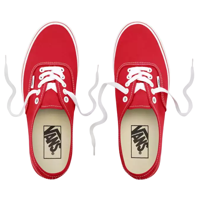Vans Authentic VN0EE3RED adult sneakers shoe red