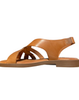 Sandalo da donna Vueva WD-425R24 301 cuoio con tacco basso, vista laterale interna
