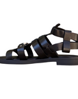 Sandalo da donna Vueva WD-425R25 311 BLK nero con tacco basso, vista laterale interna