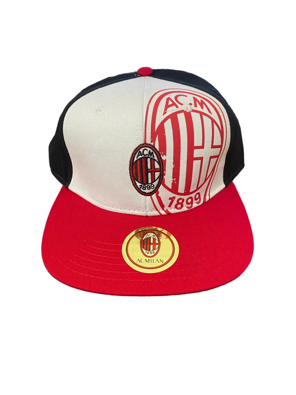 Milan Cappellino Baseball con visiera MIL2114 rosso taglia unica