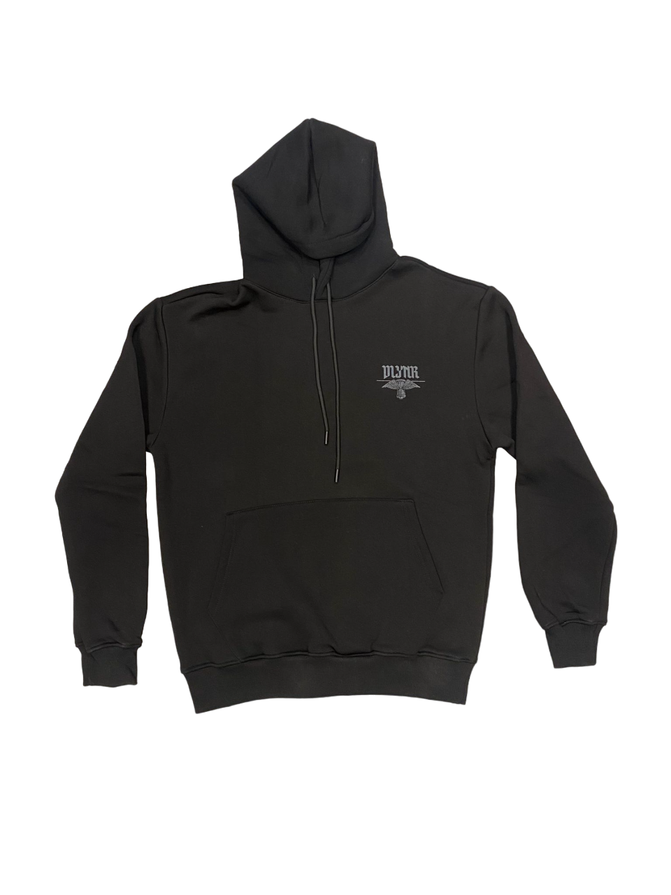 Dolly Noire Plague men's hoodie with kangaroo pocket sw535-cq-01 black