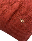 Yes Zee Maglia Donna Scollo V Glitter Lavorata 1398 M019 0580 rosso borgogna - Dettaglio Logo
