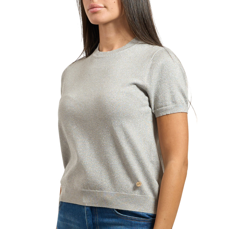 Yes Zee Maglia a Manica Corta 1040 M101 0819 Grigio - dettaglio