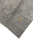 Yes Zee Maglia manica corta Donna Glitter Lavorata 1398 M019 grigio - Dettaglio Logo