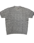 Yes Zee Maglia manica corta Donna Glitter Lavorata 1398 M019 grigio - Vista Posteriore