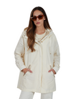 Yes Zee giubbino trench da donna con cappuccio 1021O430/NH00 0222 beige