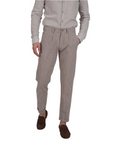Yes Zee pantalone casual da uomo 0955 P660 PW00 2232 marroncino