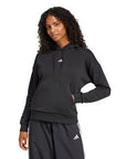 Adidas Felpa da donna cappuccio Essentials Small Logo Feel Cozy JN1861 nero